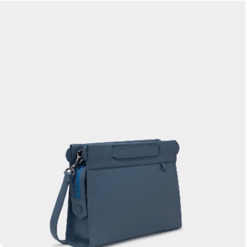 Min & Mon Vali Crossbody, Slate Blue